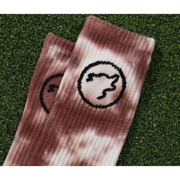 WOLFpak mocha brown crew socks 2 pairs new without tag - Picture 3 of 3